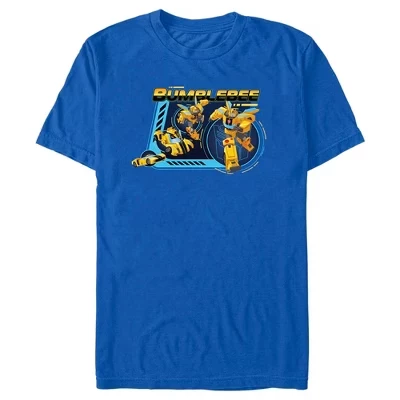Мужская футболка Transformers Bumblebee, синяя