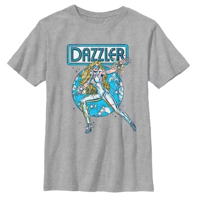 Футболка для мальчиков Marvel Dazzler, серый меланж