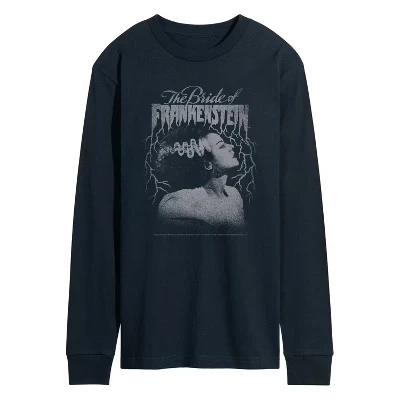 Мужская футболка с длинным рукавом Bride Of Frankenstein в тон с графическим рисунком