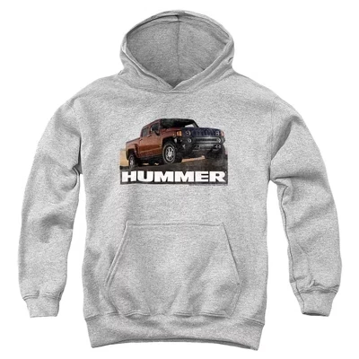 Толстовка с капюшоном для мальчиков Hummer H3 Ad athletic heather