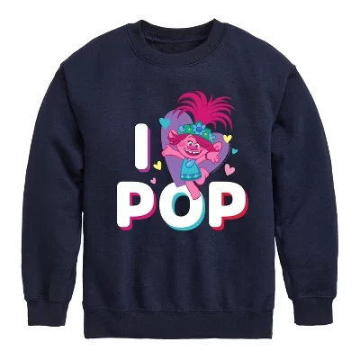Флисовая толстовка с длинным рукавом I Love Pop Poppy Graphic