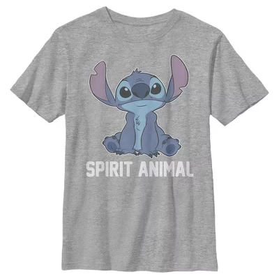Милая и пушистая футболка Spirit Animal для мальчика athletic heather
