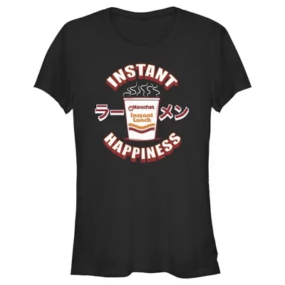 Женская футболка Maruchan Instant Happiness, черная