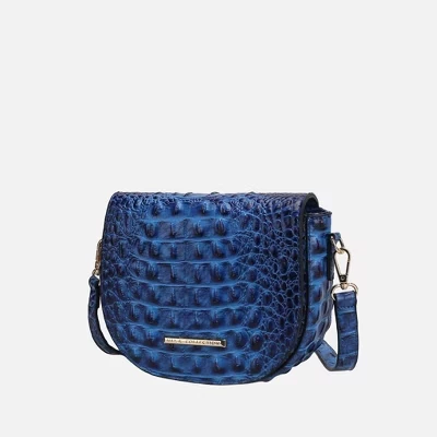 Сумка Amalia Crossbody из веганской кожи с тиснением под крокодила Сумка через плечо от Mia K blue