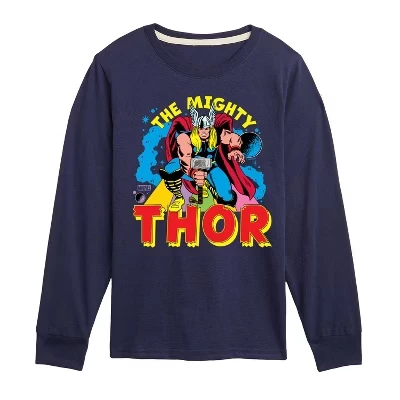 Футболка с рисунком Thor The Mighty с длинным рукавом
