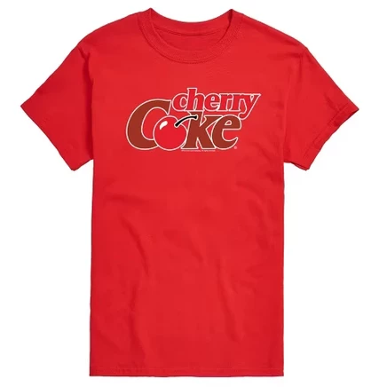 Мужская футболка Coca-Cola Cherry Coke Costume, красная