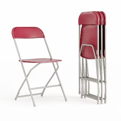 Складные стулья Flash Furniture Hercules, 4 шт., красные