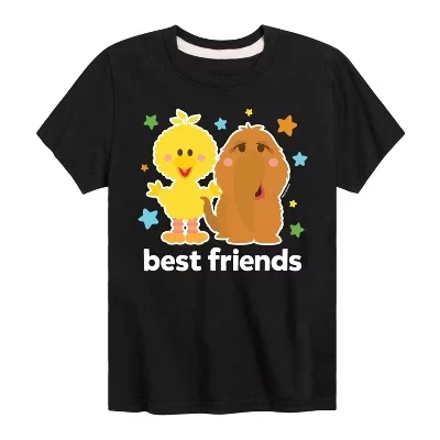 Футболка с коротким рукавом и рисунком Best Friends Big Bird Snuffy, черная