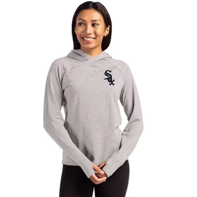 Chicago White Sox Адаптируют вязаный женский пуловер из переработанного вереска с капюшоном из полированного вереска