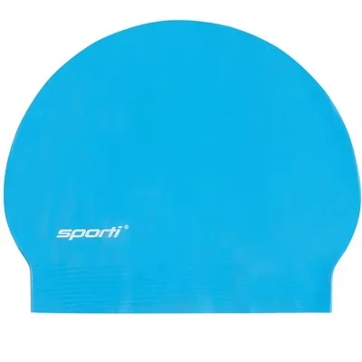 Шапочка для плавания Sporti Siltex латексная, королевско-синяя