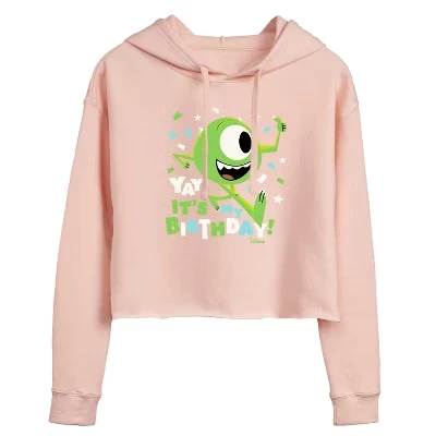 Женское худи Disney Mike, укороченное, синее