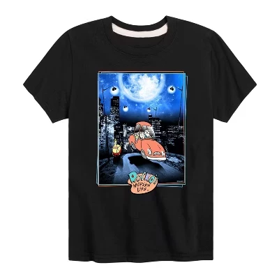 Футболка с коротким рукавом и графическим рисунком Rocko Nightscape черного цвета