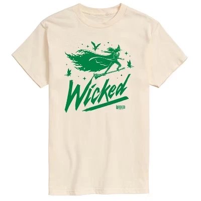 Мужская футболка с графическим рисунком Sketch Elphaba кремового цвета с коротким рукавом