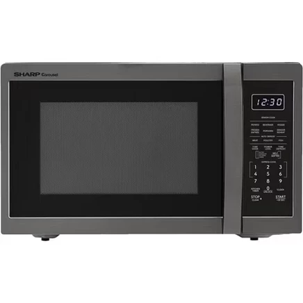 Микроволновая печь Sharp SMC1452CH, черная сталь