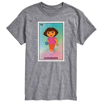 Мужская футболка Loteria La Exploradora с коротким рукавом и графическим рисунком athletic heather