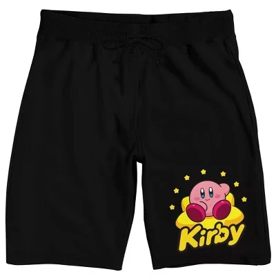 Мужские пижамные шорты Kirby Warp Star, черные
