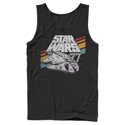 Мужская майка Star Wars Millennium Falcon 77, черная