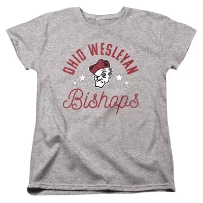 Женская футболка Ohio Wesleyan University Battling Bishops, черная