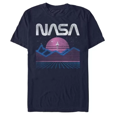 Мужская футболка NASA «Шаттл», синяя