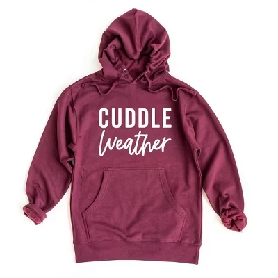 Женское худи Simply Sage Market Cuddle Weather, бордовое