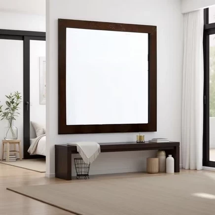 Зеркало для комода Royal Hampton 97×97 см, темная вишня