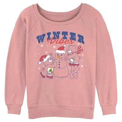 Женский свитшот Care Bears «Зимнее настроение», розовый