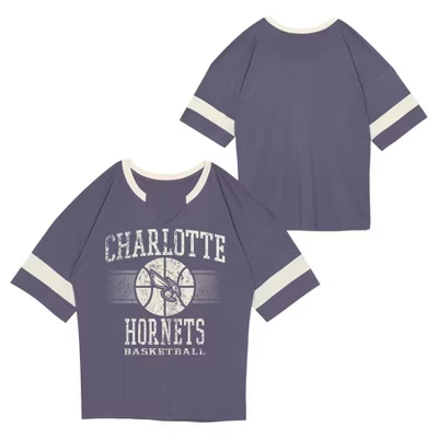 Детская модная футболка Charlotte Hornets с коротким рукавом