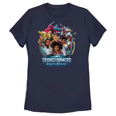 Женская футболка Transformers EarthSpark, темно-синяя
