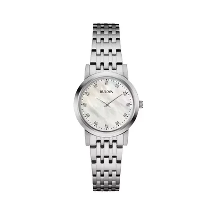 Женские часы Bulova Petite Classic 27 мм, перламутровый циферблат