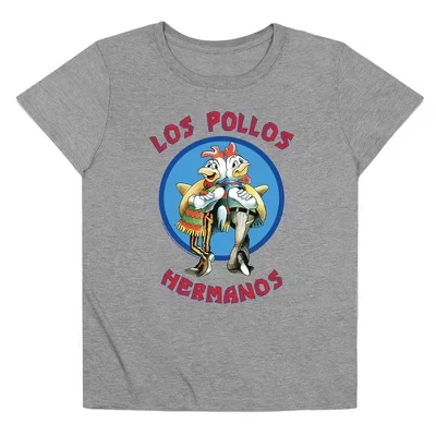 Женская свободная футболка Los Pollos Hermanos Triblend из джерси athletic heather