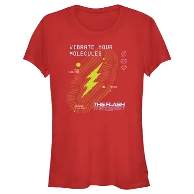 Женская футболка DC Comics The Flash Vibrate, красная
