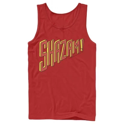 Мужская майка Justice League Shazam, красная