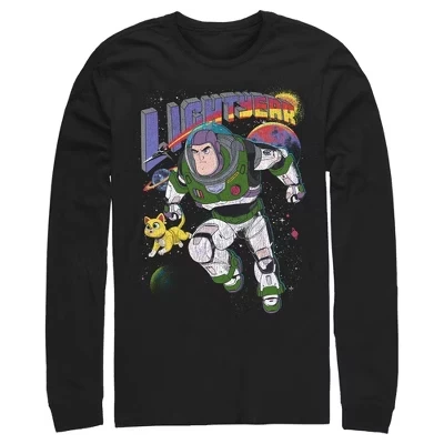 Мужской лонгслив Toy Story Lightyear Базз и Сокс, черный