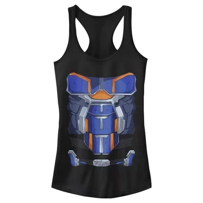 Женский костюм для юниорок Black Widow Taskmaster Costume Racerback безрукавка черная