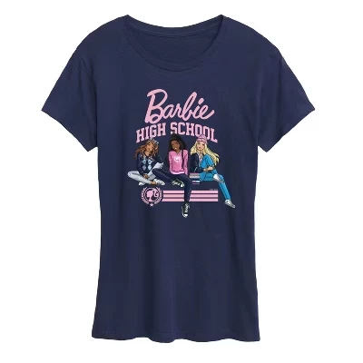 Женская футболка Barbie High School Dolls, синяя