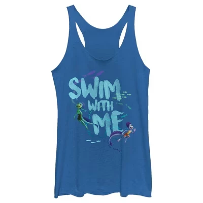 Женская спортивная майка Swim With Me Sea Monsters Racerback