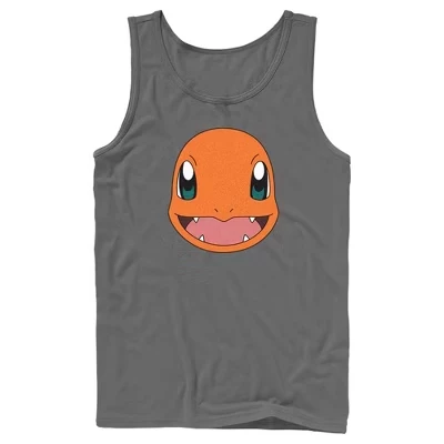 Мужская майка Pokemon Чармандер, угольно-серая