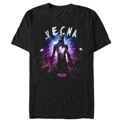 Мужская футболка Vecna The Upside Down Monster, черная