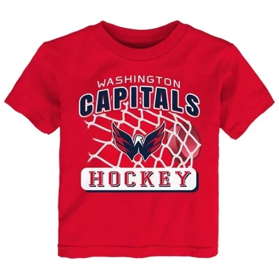 Разноцветная футболка с коротким рукавом для маленьких мальчиков Washington Capitals