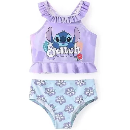 Купальный комплект для девочек Disney Stitch, фиолетовый