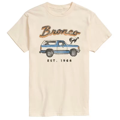 Мужская футболка Ford Bronco Est 1966, кремовая