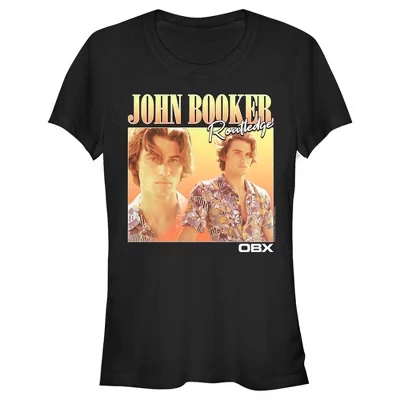 Женская футболка Outer Banks John Booker Routledge для юниоров с фотографией, черная