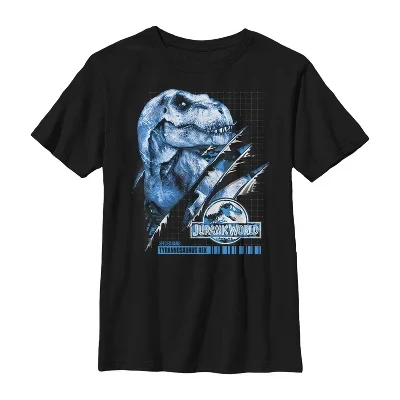 Мужская футболка T. Rex Grid Slash для мальчиков, черная