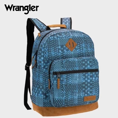 Детский рюкзак Wrangler Yellowstone 47 см водоотталкивающий, бирюзовый