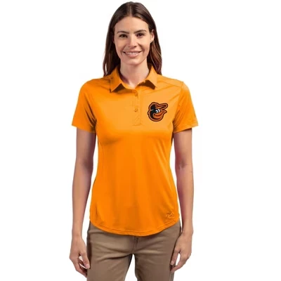 Женское поло Cutter & Buck Prospect Eco Orioles, оранжевое