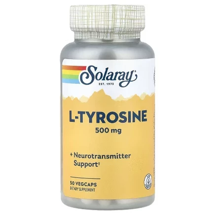 БАД Solaray L-Tyrosine, 50 капсул по 500 мг