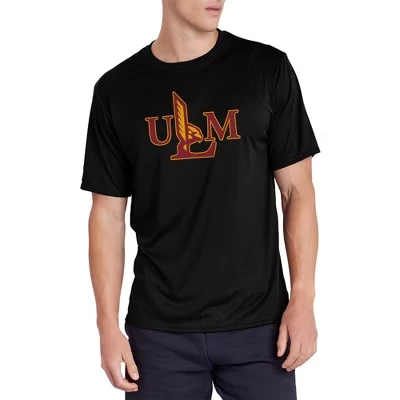 Мужская футболка NCAA ULM, спортивная, черная