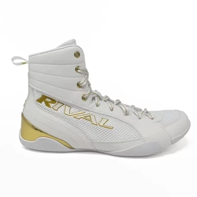 Боксерские ботинки Boxing RSX-Guerrero Mid-Top Deluxe белого цвета