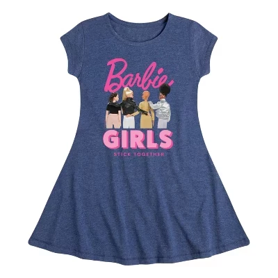 Платье для девочек Barbie Stick Together, синее