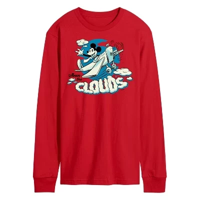 Мужской лонгслив Disney Above The Clouds, красный
